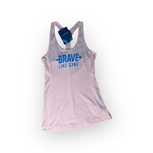 Brooks Running Brave Like Gabe Pick Up XS running tank NWT pink quartz